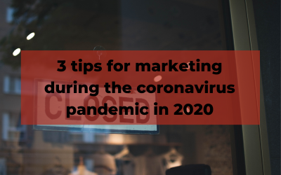 Marketing during the coronavirus pandemic